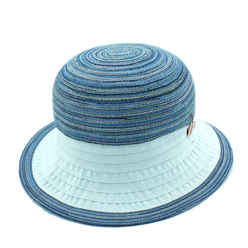 Sombrero Bedacht Tela Azul con lazo