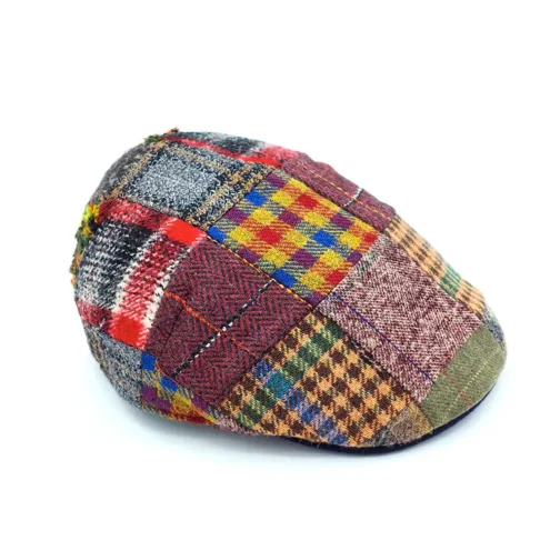 Visera Alfonso D’Este – 100% Lana en Patchwork Multicolor - Imagen 3