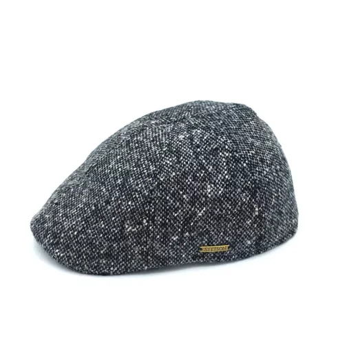 Visera Stetson – 100% Lana Virgen en Gris Jaspeado - Imagen 3