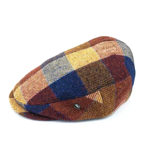 Visera City – 100% Lana con Cuadro Multicolor - Imagen 3