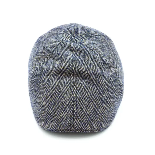 Visera Stetson – Lana con Tejido Espiga Azul y Gris