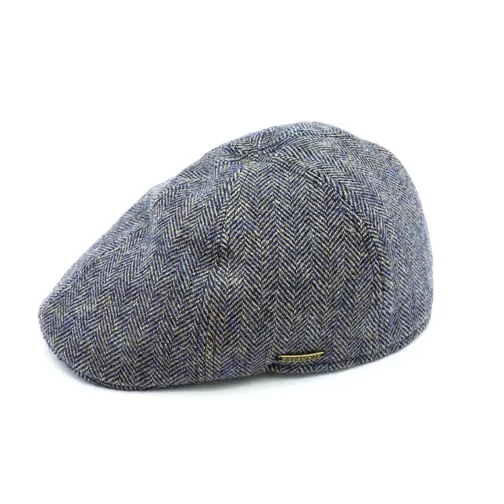 Visera Stetson – Lana con Tejido Espiga Azul y Gris - Imagen 3