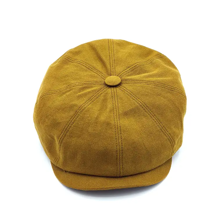 Visera Stetson – 100% Algodón Color Mostaza (Incluye Llavero)