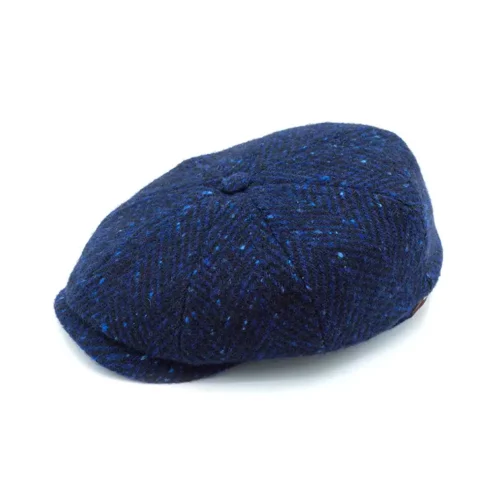 Visera Stetson – 100% Algodón Azul Marino con Textura Espiga - Imagen 3