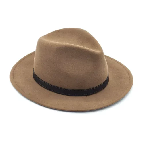 Sombrero Stetson – Fieltro y Lana Impermeable color Arena - Imagen 3