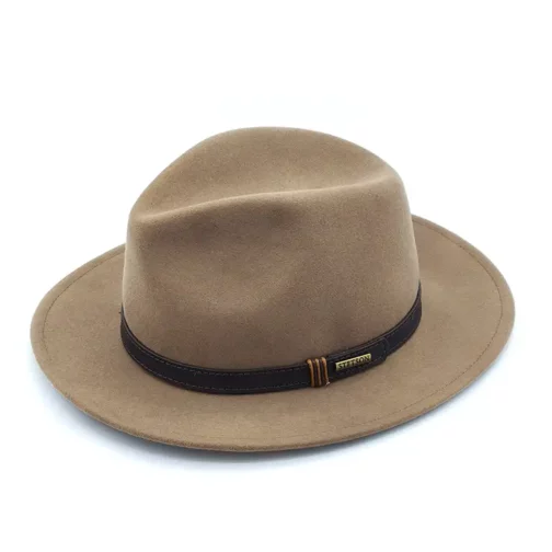 Sombrero Stetson – Fieltro y Lana Impermeable color Arena