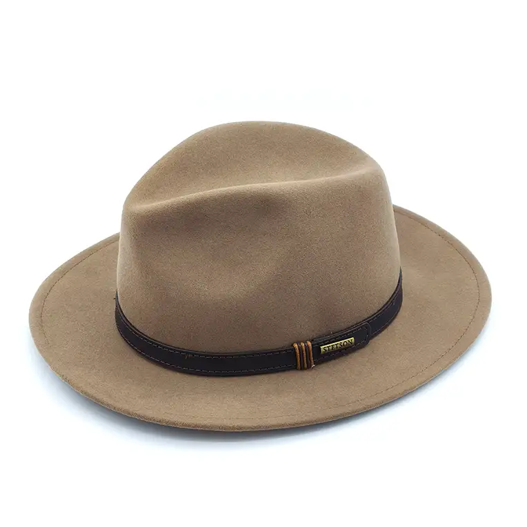 Sombrero Stetson – Fieltro y Lana Impermeable color Arena