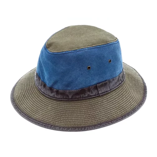 Sombrero Crambes – Tipo Safari Tricolor, 100% Algodón