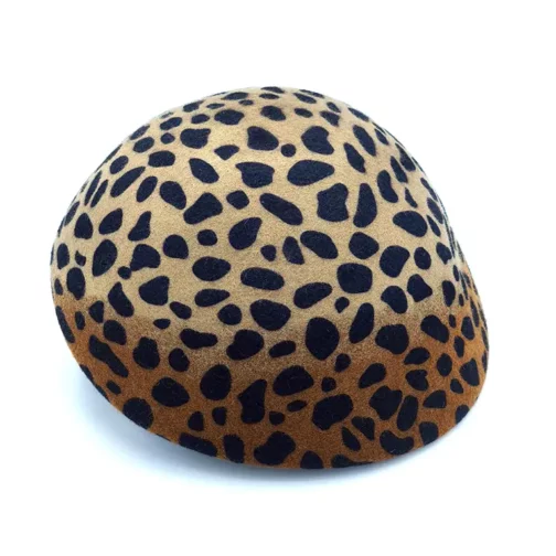 Boina Poesia d'Élite – Fieltro Animal Print - Imagen 2