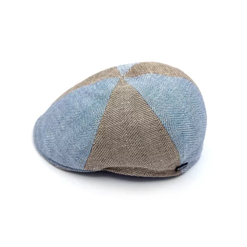 Gorra Marone de algodón y lino