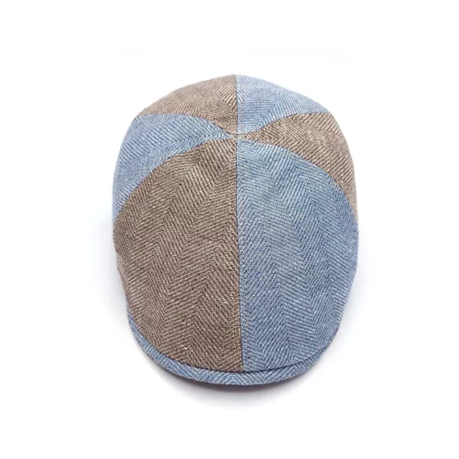 Gorra Marone de algodón y lino
