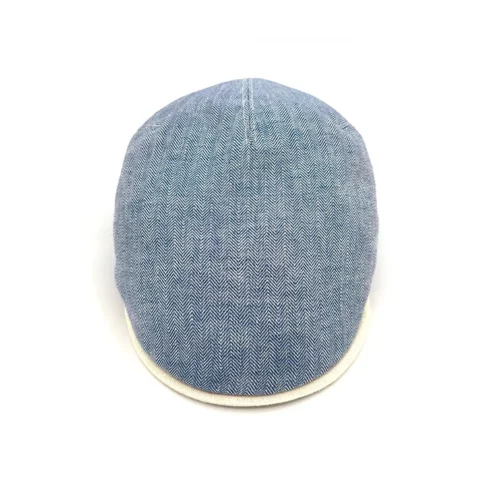 Gorra Marone de lino azul claro