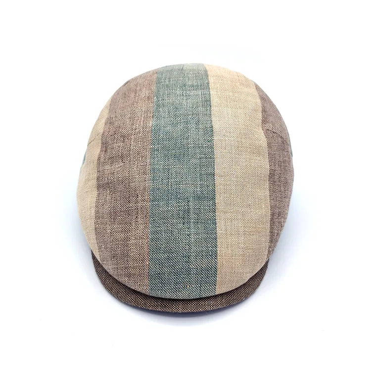 Gorra Beirets de lino multicolor - Imagen 2