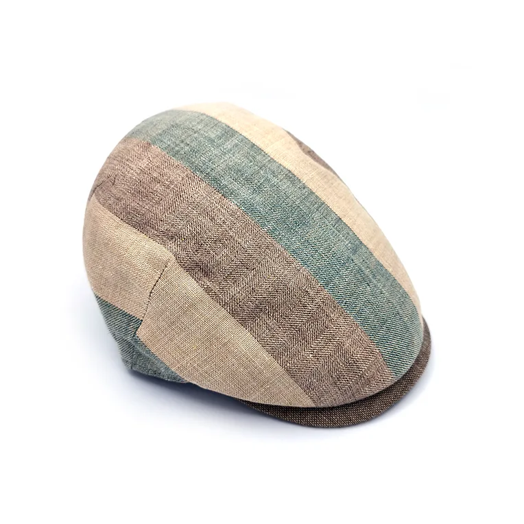Gorra Beirets de lino multicolor - Imagen 3