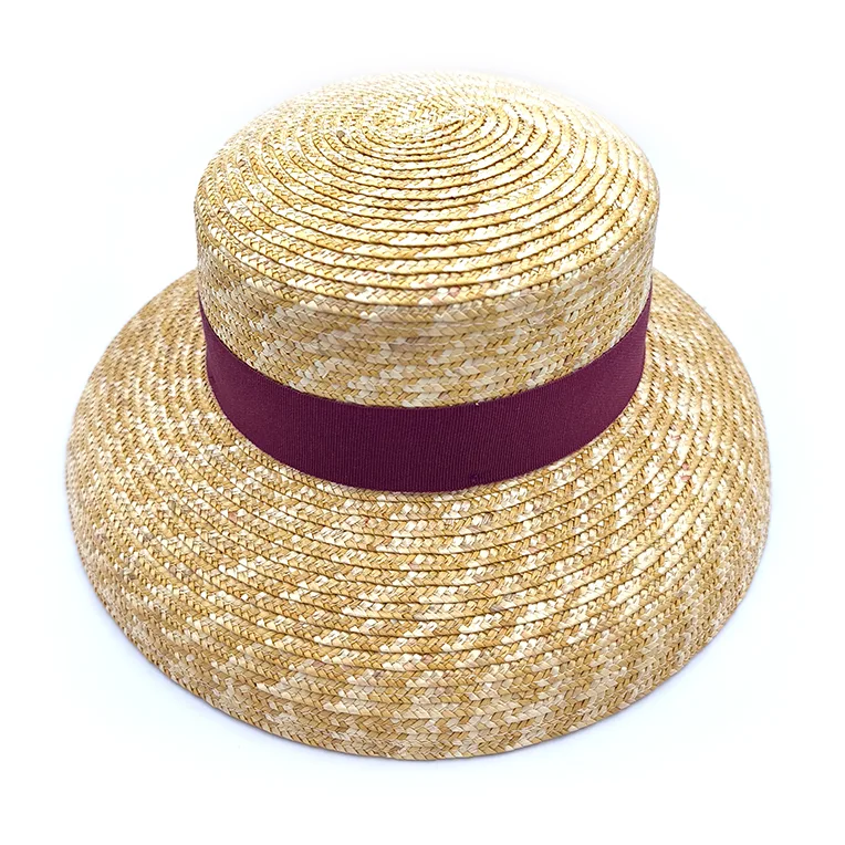 sombrero de paja mujer elegante ala ancha