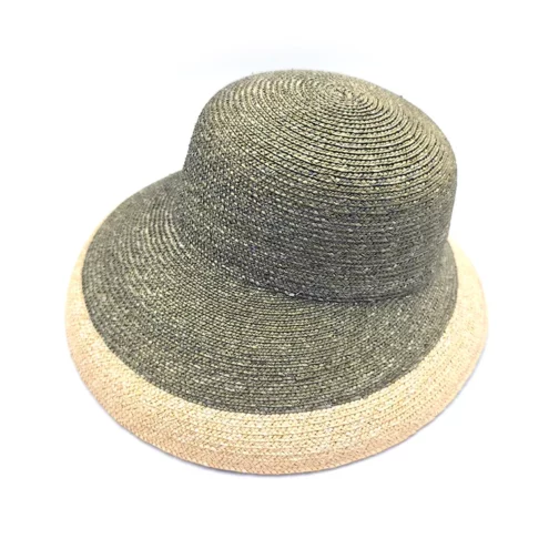 Sombrero Seeberger de paja bicolor