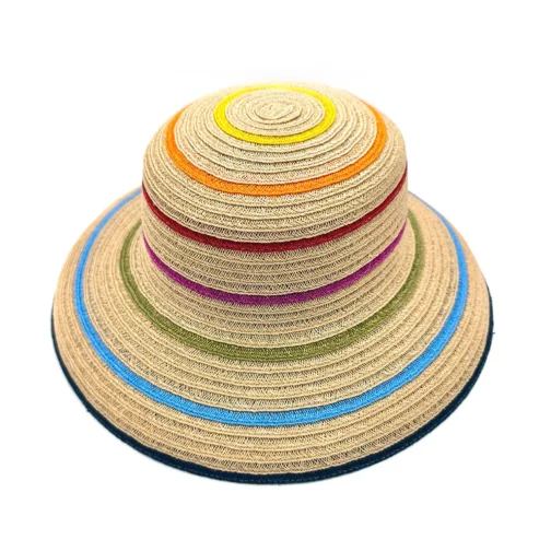 Sombrero Mayser de cáñamo multicolor