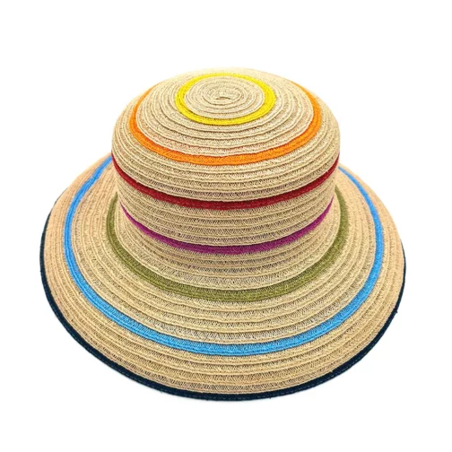 Sombrero Mayser de cáñamo multicolor
