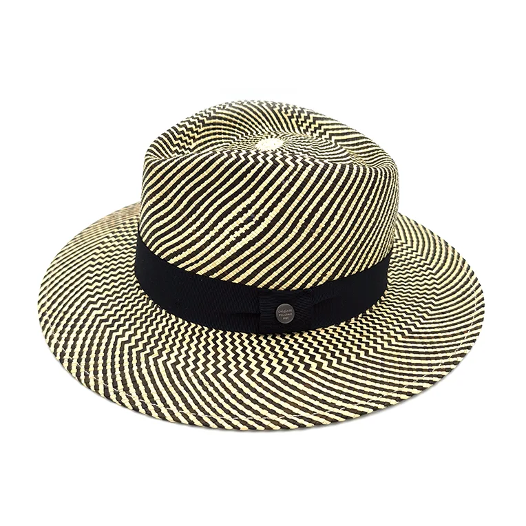 sombrero Panamá bicolor elegante