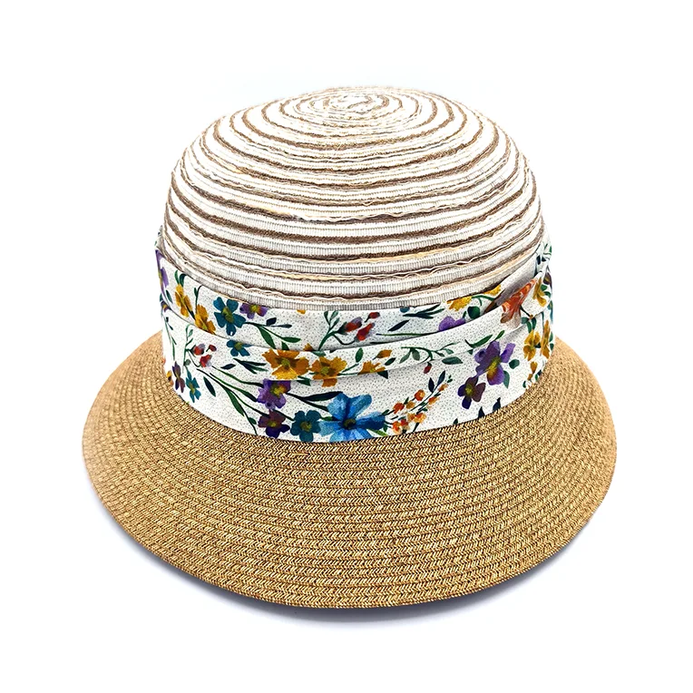 Sombrero Hats and Dreams con banda floral - Imagen 2