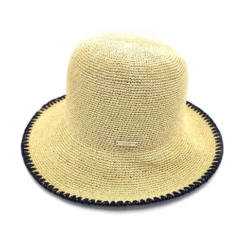Sombrero de paja toyo Seeberger para mujer