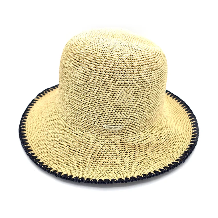 Sombrero de paja toyo Seeberger para mujer - Imagen 2