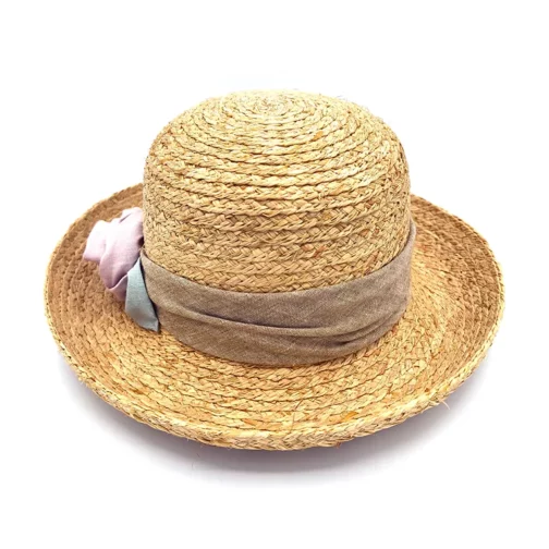 Sombrero de paja Angiolo Frasconi para mujer
